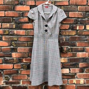 Rockabilly Gray Dress by Ruby Rox | Sz 5 (Juniors)